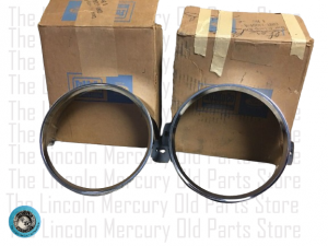 Bezel, Head Light Inner Ring Pair- NOS